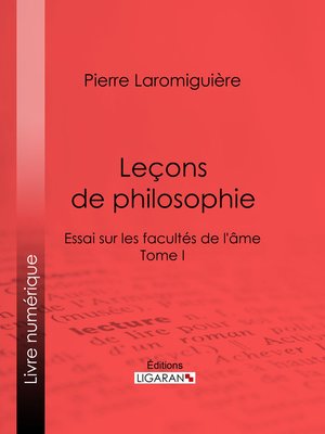 cover image of Leçons de philosophie